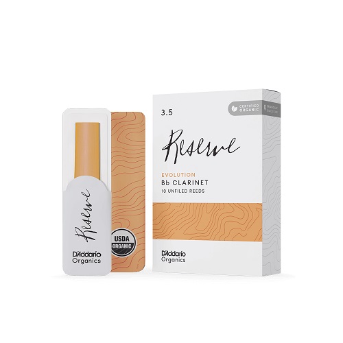 RESERVE EVOLUTION Organicsリード Bbクラリネット用【強度:3.5】Unfiled(10枚)
