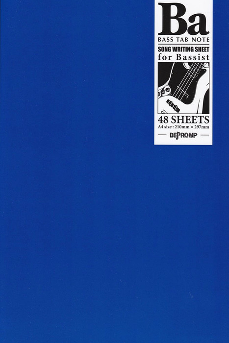 ベースTABノート A4